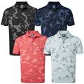 FootJoy Mens Camo Floral Print Polo Shirt 